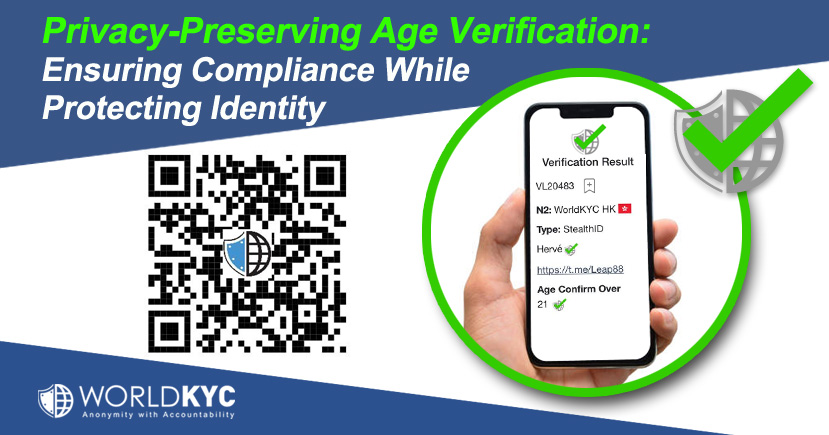 WinstantTech's tweet image. Age Verification Without Compromise
There’s a problem in Web3 and the digital world—no easy way to verify someone’s age. Stealth ID solves it!
Read more: worldkyc.com/en/blog/age-ve…
#AnonymityWithAccountability #AgeVerification #Sovereignty #TrustScan #BlockchainForGood #XDC #TON