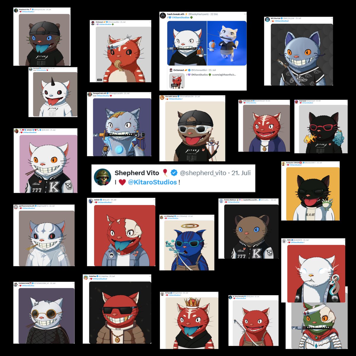 Our ❤️ for <a href="/KitaroStudios/">Kitaro World</a> is strong. 

Been riding through all the up's and down's together and still showing up with #BigSmileEnergy.

I see you guys and I appreciate you for keeping it real.

We keep giving back and this time we made a suprise GA for anyone who tagged Kitaro in
