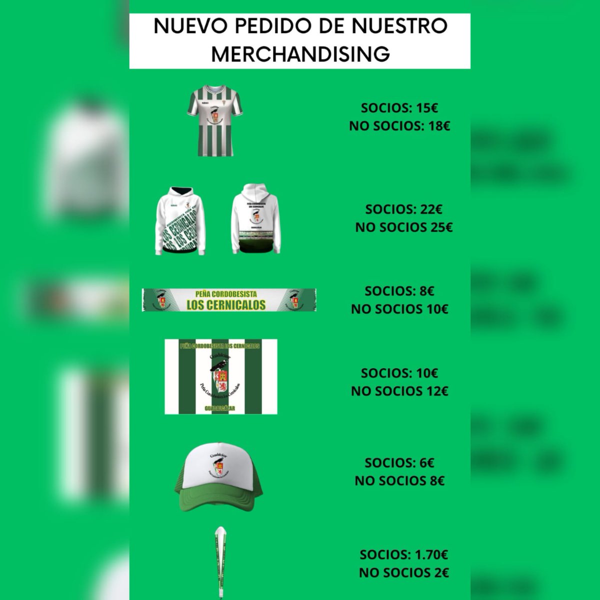 ¿Aún no tienes material para la temporada venidera? ¿Y a qué esperas? Aquí tenemos nuestros productos para llevar al <a href="/CordobaCF_ofi/">Córdoba CF</a> en volandas.