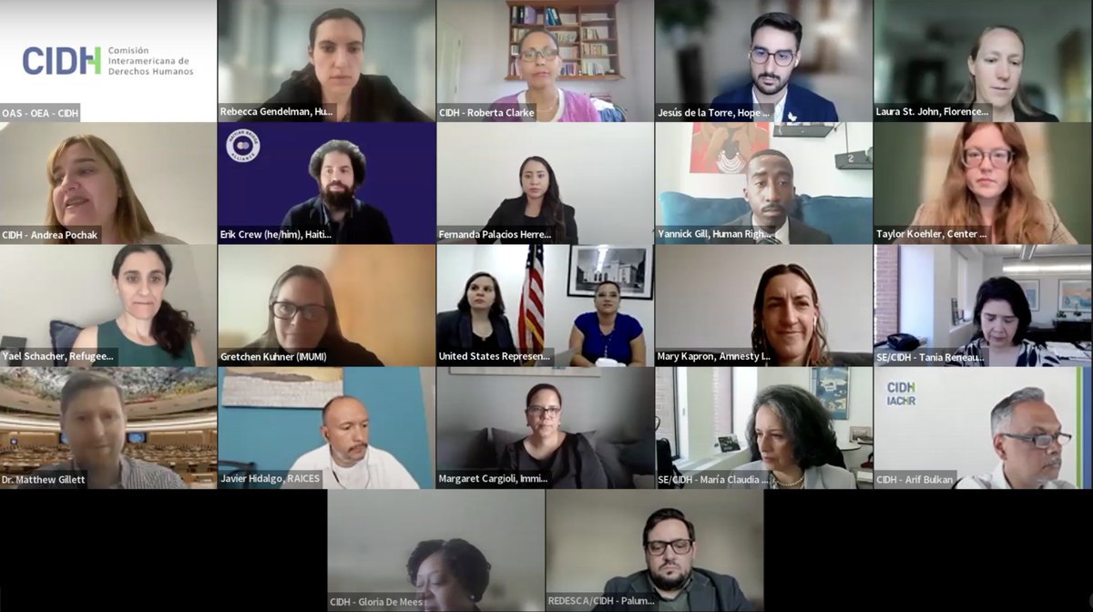 RefugeesIntl's tweet image. Today, immigrant rights organizations briefed the Inter-American Commission on Human Rights (@CIDH) on the Trump administration's abuses against migrants, refugees, and asylum seekers.
📹Watch the hearing: youtu.be/5zJpvgzxnwg?si…
📖Read their statements: refugeesinternational.org/events-and-tes…