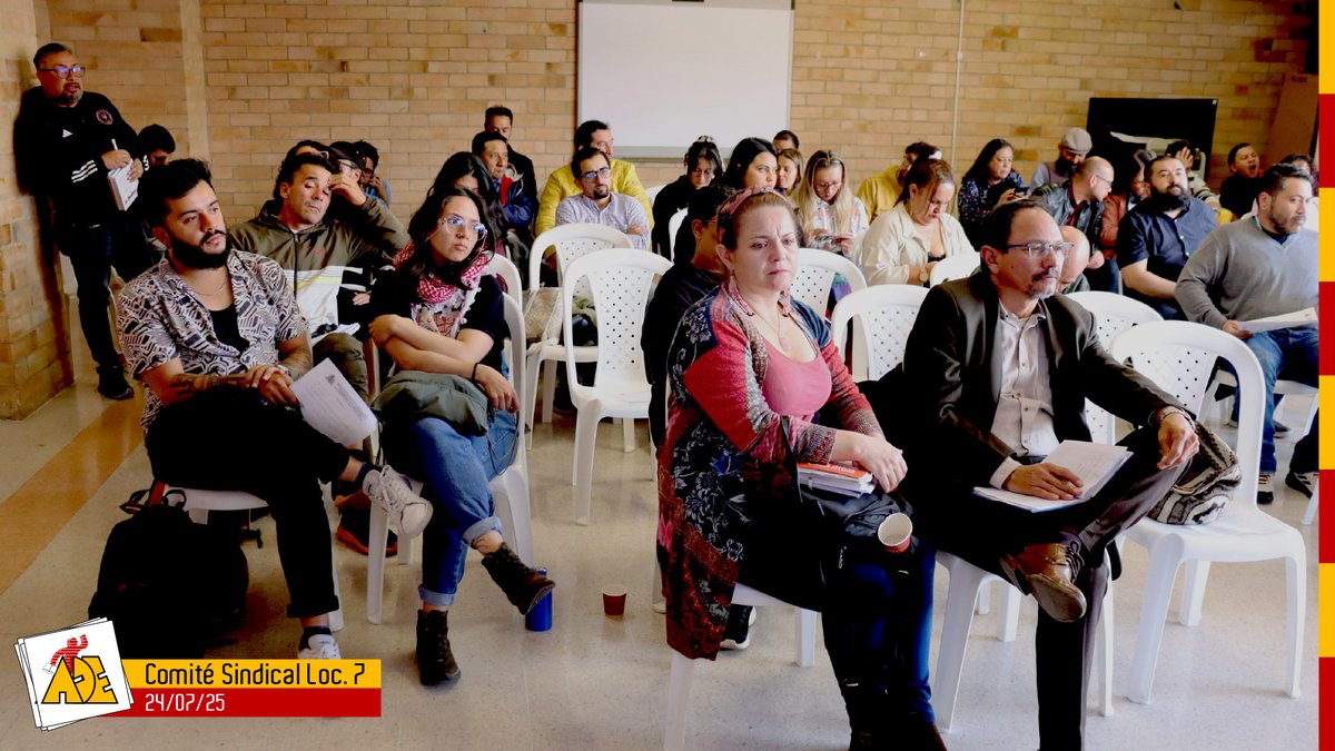 adebogota's tweet image. Comité sindical Loc. 7 Bosa 24/07/25