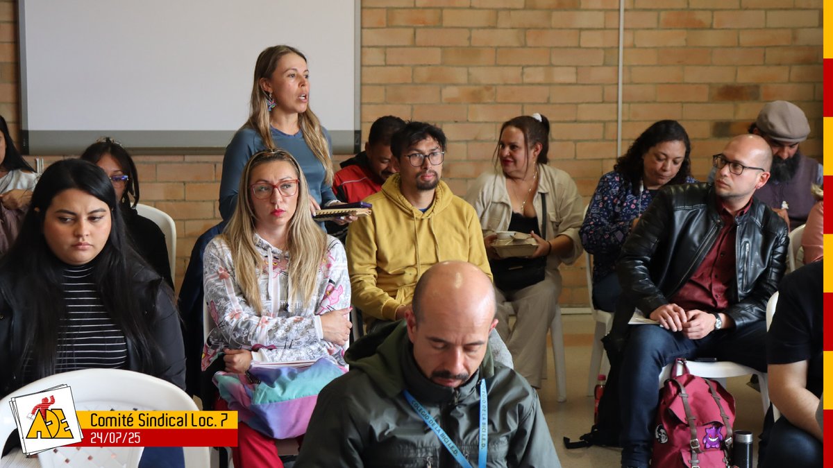 adebogota's tweet image. Comité sindical Loc. 7 Bosa 24/07/25