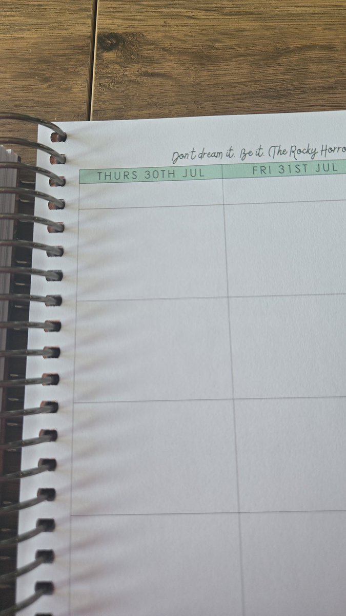 Bought my new teacher planner and got excited because my wedding day is in it 😍