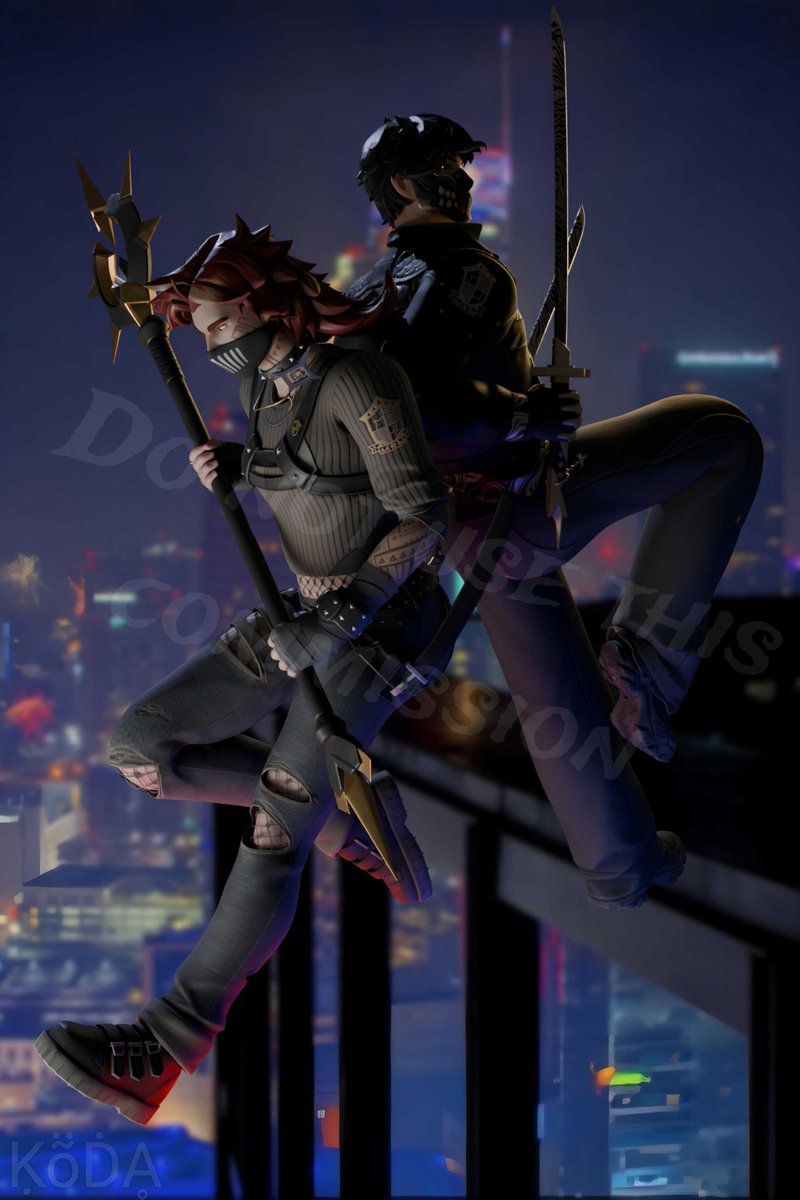 Dashi_koda's tweet image. I’ve already finished two of the three renders for my giveaway winners — and here’s the result! They gave me permission to share, so I really hope you enjoyed them as much as I enjoyed making them 💫

Minato and Lucien: @westward_star28 
Mal x Lucien: @PaganDreamwalkr 
#Fortnite