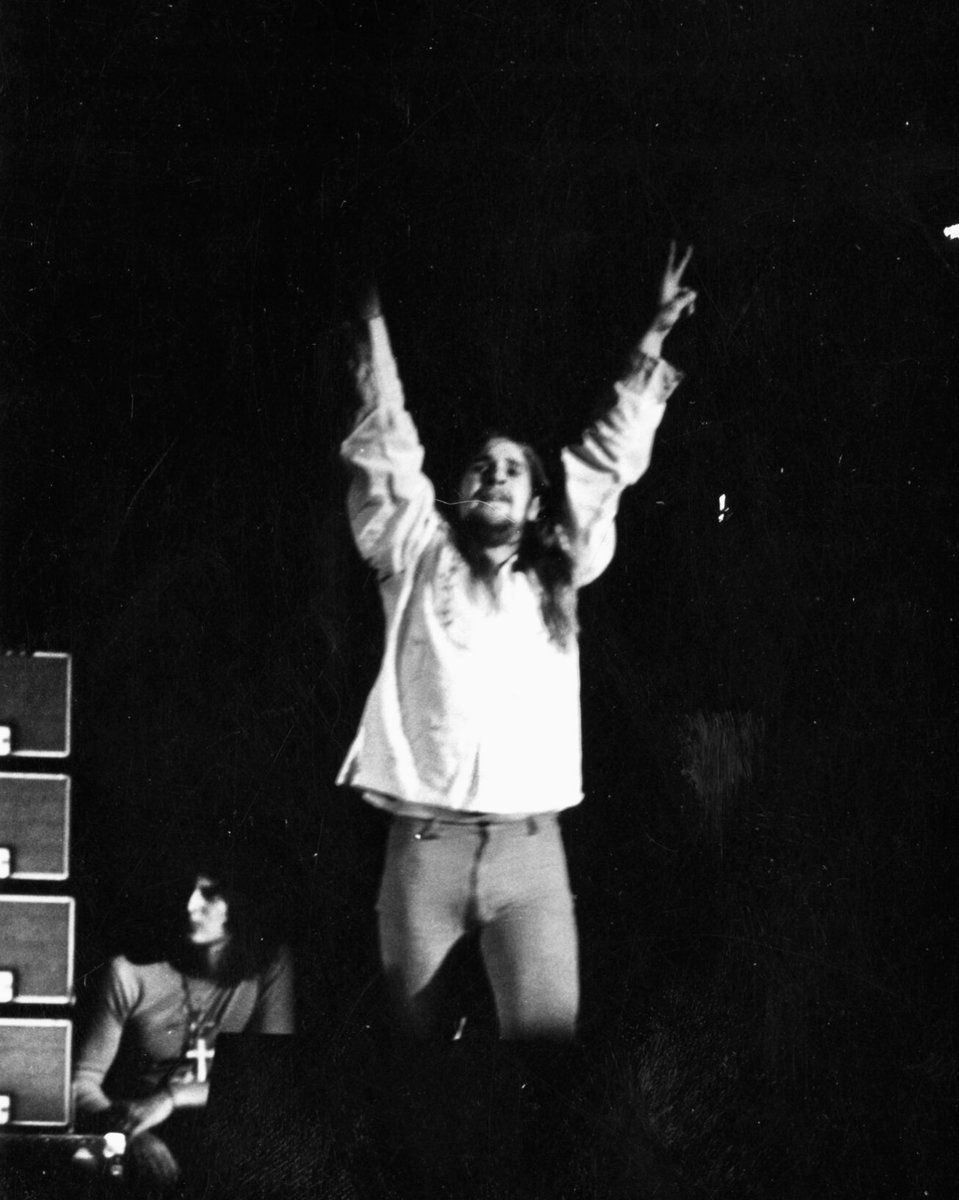 CameronCrowe's tweet image. It was one of the first times I ever scored a backstage pass.  I wandered into Black Sabbath’s dressing room with my tape recorder and a copy of our local underground paper, the San Diego Door, and asked Ozzy Osbourne for this interview.  

1/2