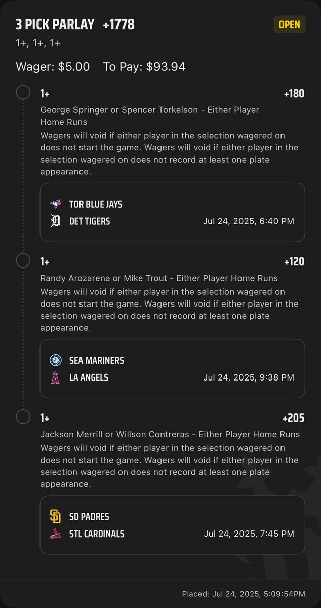 AprosAnalytics's tweet image. Last plays got the day!

Good luck, everyone 🍻

#mlbbets #mlbslips #freeslips