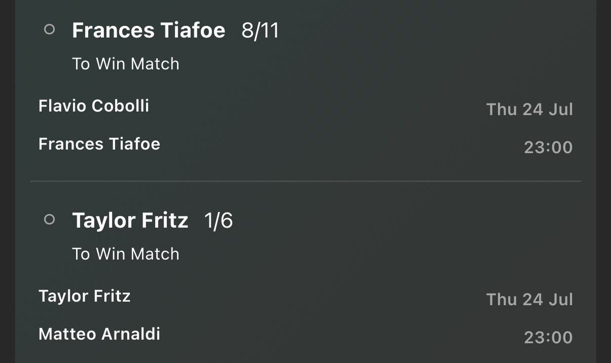 EvhTips's tweet image. EVEN MONEY TENNIS BET🎾