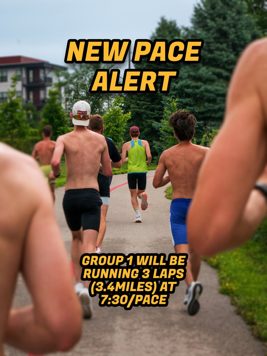 3R7INDY's tweet photo. Group 1 has just leveled up. 3 laps. 3.4 miles at 7:30 pace. Join the ranks for a chance to be a sponsored 3RUN7 athlete.
Each lap is approximately 1.4 miles and you can feel free to drop off anytime!
Come find your pace group every Saturdays at 9AM in front of Provider Cafe! https://t.co/f4ZSW6ZjgL