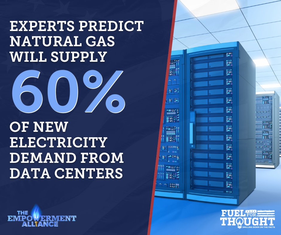 EmpoweringUSA's tweet image. America has a secret weapon in the AI race: natural gas
#FuelForThought