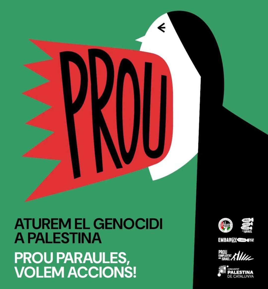 indieloversm's tweet image. Prou! 🇵🇸
#Palestina #PalestinaLliure #FreePalestine #AturemElGenocidi #StopGenocide #IsraelEstatTerrorista #IsraelTerroristState #BoicotIsrael #BoycottIsrael