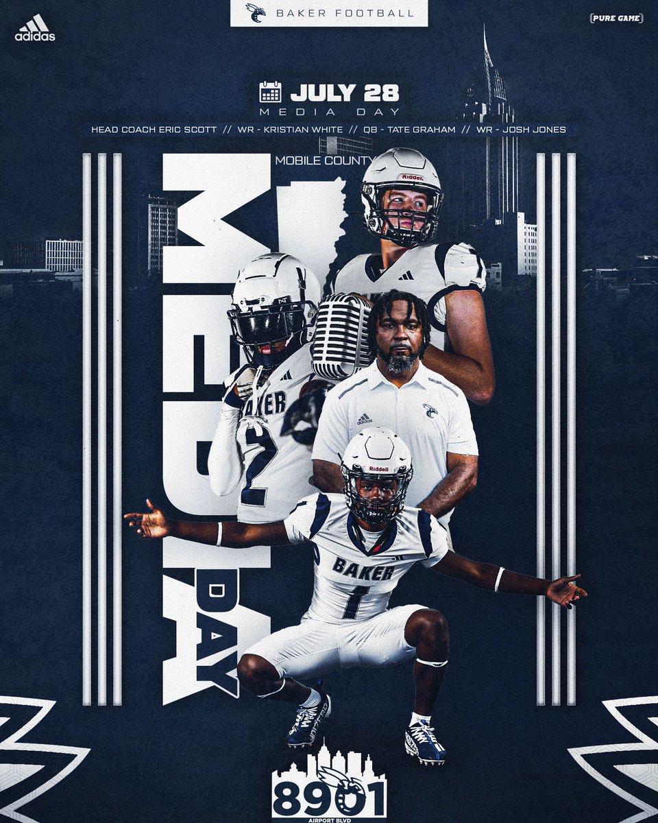 BakerHSFootball's tweet image. Media Day 🏈 #SWARM25