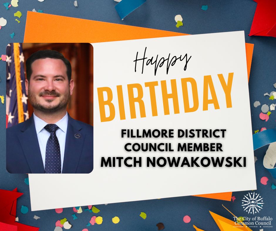 Join us in wishing Fillmore District Council Member Mitch Nowakowski a Happy Birthday! 🎂🎈🎁
