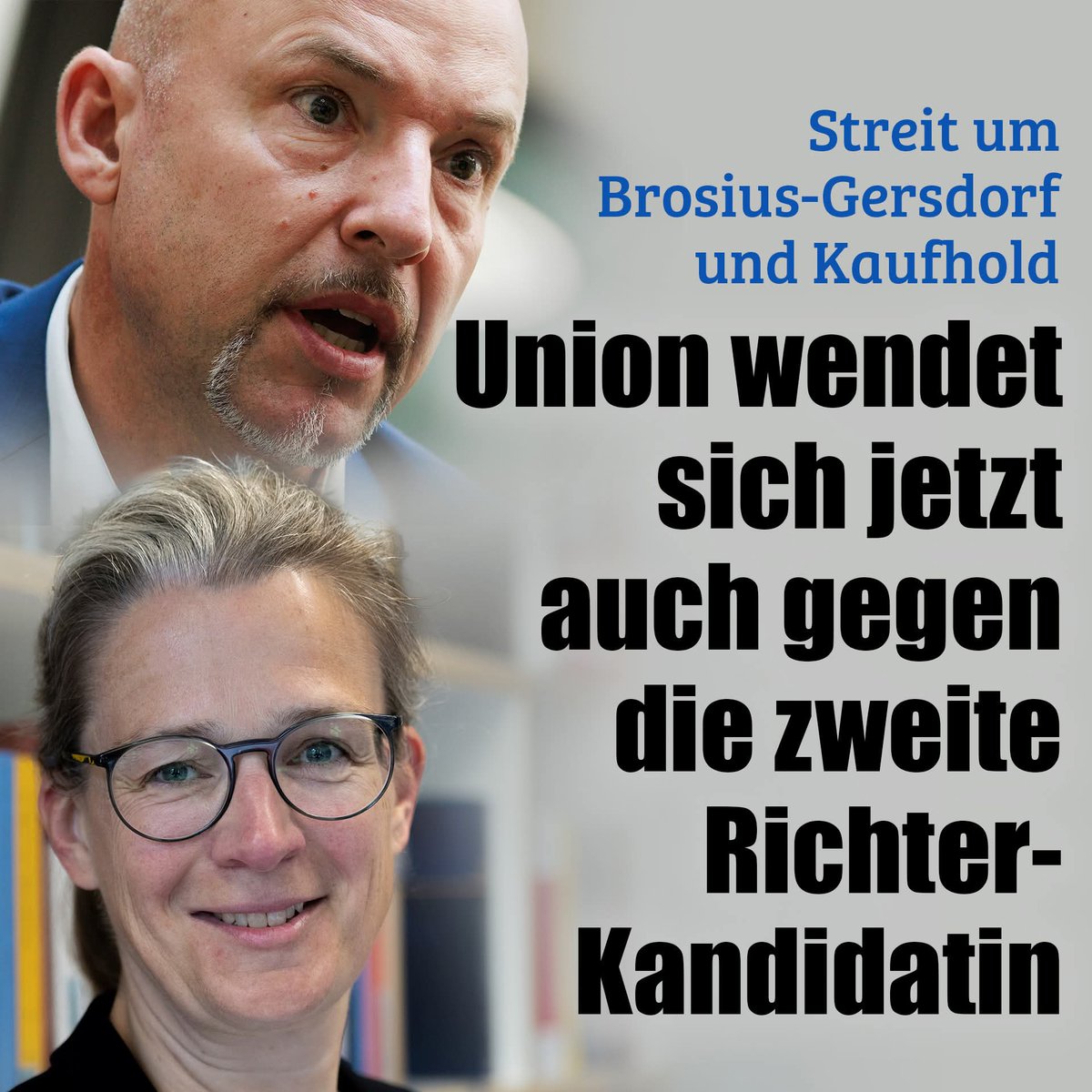 CapGermany's tweet image. Hat die #Union den geplanten linksideologischen Umbau des Bundesverfassungsgerichts doch noch rechtzeitig gemerkt?
#BrosiusGersdorf
#Kaufhold