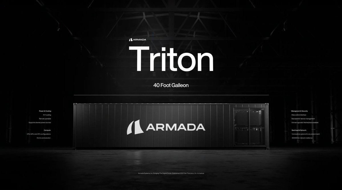 SilentVentures's tweet image. AI + industrials + defense = @Armada_ai
Congrats to the entire Armada team on this massive achievement: $131M raised from @foundersfund @Lux_Capital @Microsoft @felicis @ShieldCapVC @overmatchvc and others.
Good stuff @danwrightSF @jtrunyan. Silent is here to support you!