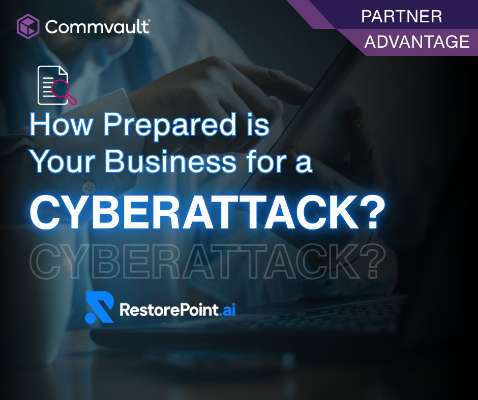 restorepointusa's tweet photo. Did you know 90% of cyberattacks target Active Directory? Protect and recover AD data rapidly with Commvault Cloud Backup &amp; Recovery for Active Directory. Don't leave your identity services vulnerable-learn what you need to know to stay resilient here: info@restorepoint.ai https://t.co/gMvbeRXyN2