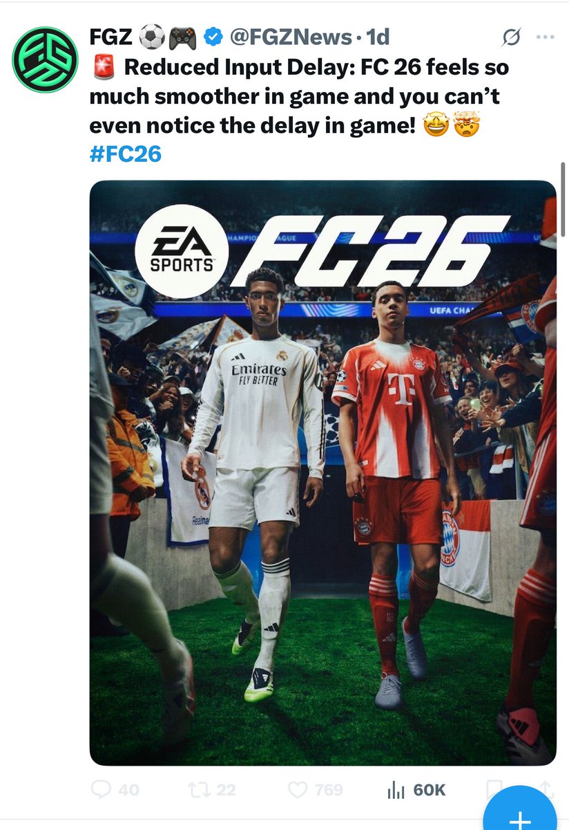 Razzerstrading's tweet image. Bro has not played FC26 💀