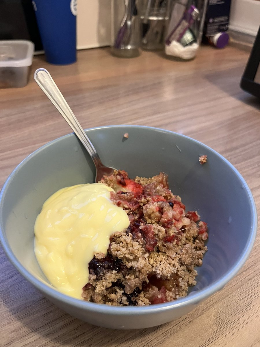 Kamran Shezad (@climatekam) on Twitter photo Apples from the <a href="/bahutrustuk/">Bahu Trust</a> mini forest garden (planted with <a href="/fruitnutvillage/">Fruit & Nut Village</a>), blackberries from my own garden…
Mixed together into a yummy and fresh Apple & Blackberry crumble 😋 Apples from the <a href="/bahutrustuk/">Bahu Trust</a> mini forest garden (planted with <a href="/fruitnutvillage/">Fruit & Nut Village</a>), blackberries from my own garden…
Mixed together into a yummy and fresh Apple & Blackberry crumble 😋