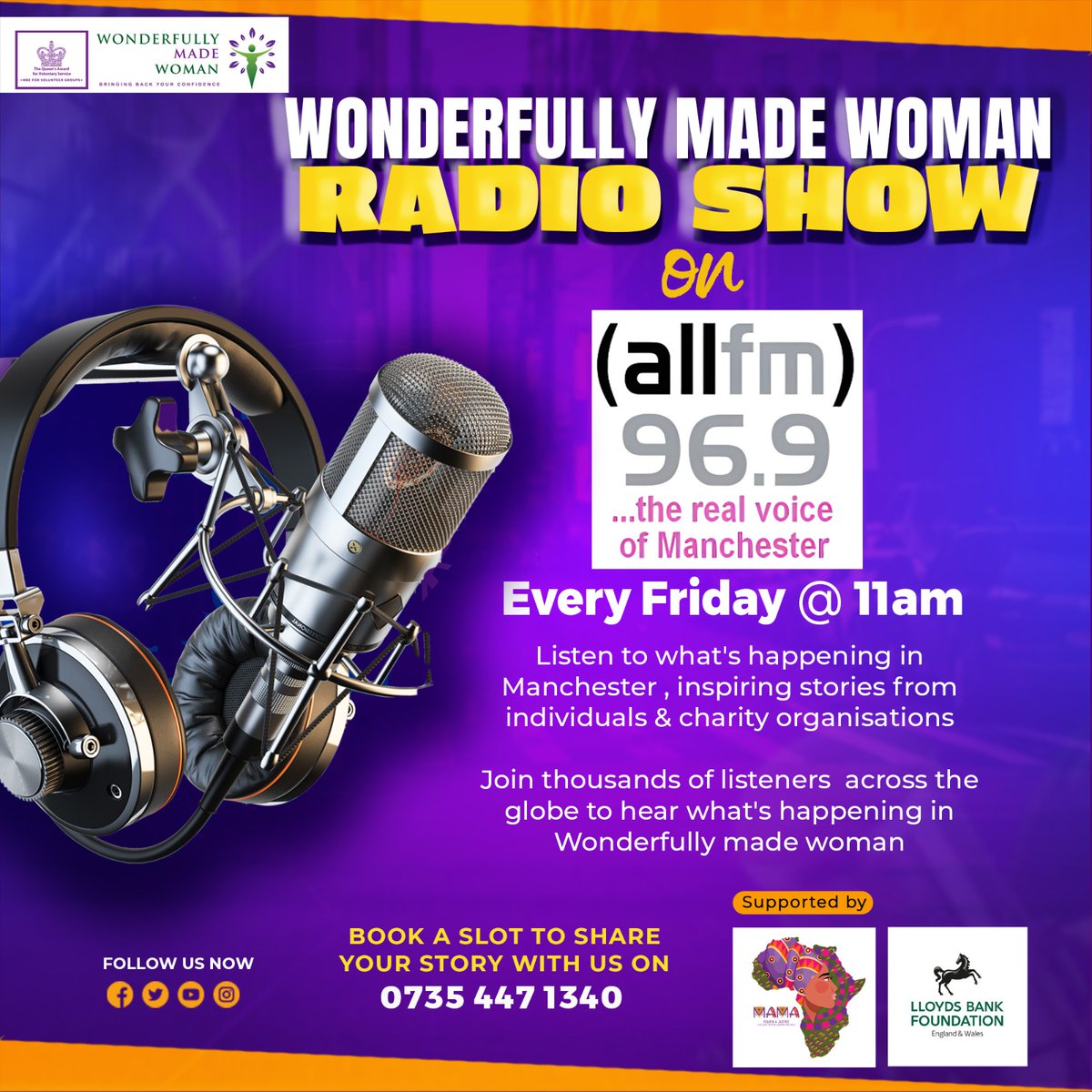 Wonderfully made woman (@wmadewoman) on Twitter photo Wonderfully Made Woman Radio Show On <a href="/ALLFM/">ALL FM 96.9</a> this Friday at 11am
Embracing Wellness: screen with confidence <a href="/AnswerCancerGM/">@AnswerCancerGM</a> <a href="/SalfordCVS/">Salford CVS</a>
<a href="/mama_poverty/">MAMA HEALTH and POVERTY PARTNERSHIP</a> <a href="/GMLO_UK/">GM Lieutenancy</a> <a href="/ChangeGMSystems/">GMSystemsChangers</a> Wonderfully Made Woman Radio Show On <a href="/ALLFM/">ALL FM 96.9</a> this Friday at 11am
Embracing Wellness: screen with confidence <a href="/AnswerCancerGM/">@AnswerCancerGM</a> <a href="/SalfordCVS/">Salford CVS</a>
<a href="/mama_poverty/">MAMA HEALTH and POVERTY PARTNERSHIP</a> <a href="/GMLO_UK/">GM Lieutenancy</a> <a href="/ChangeGMSystems/">GMSystemsChangers</a>