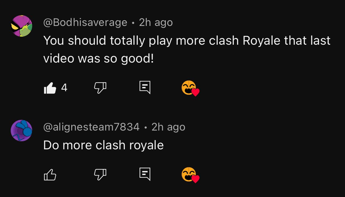 Nubbz3YT's tweet image. Should I just become a Clash channel