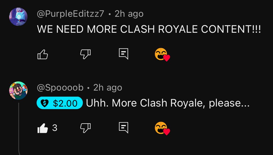 Nubbz3YT's tweet image. Should I just become a Clash channel