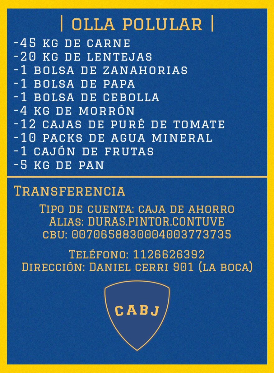 chucossar's tweet image. Hola. Esto es lo que necesitamos para la olla de esta semana. También estamos juntando ropa y frazadas para que la gente pueda pasar un poco mejor el frío. Como siempre, todo sirve, todo suma, todo ayuda. Muchas gracias.