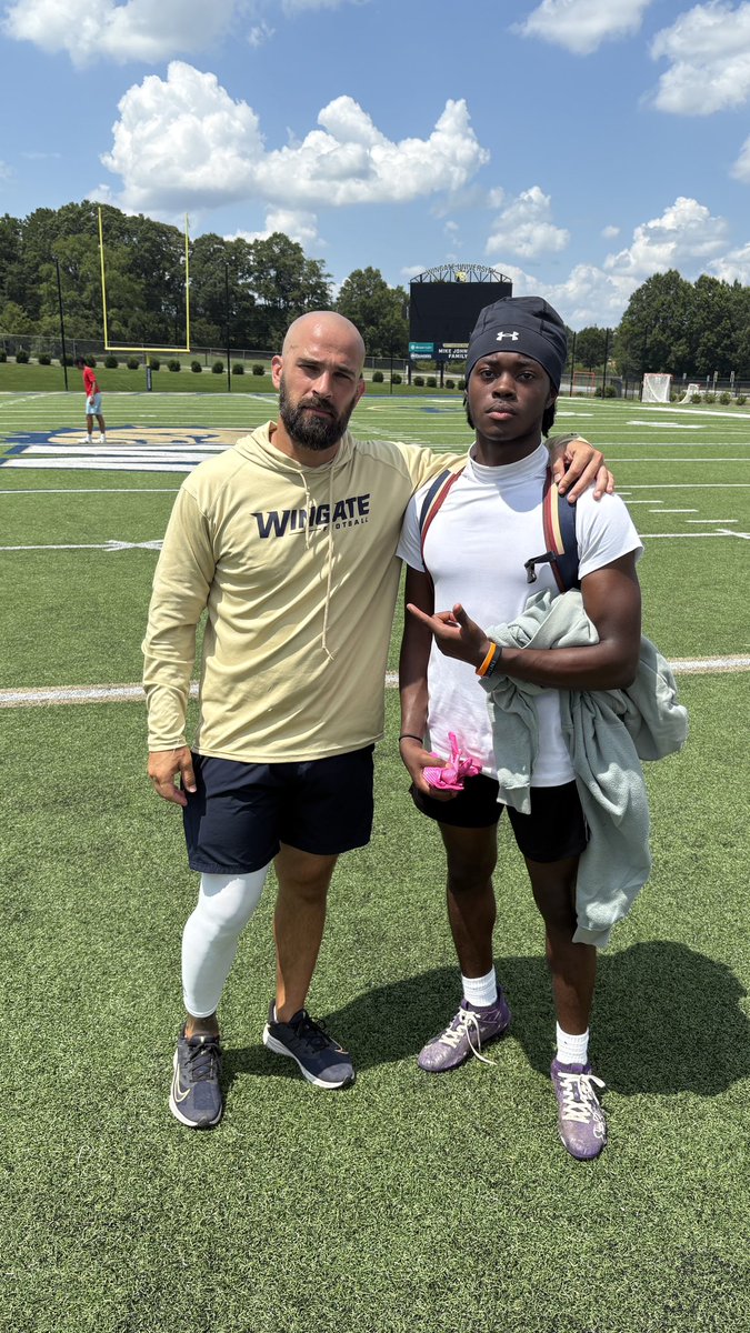 (RJ) Roger Fiddemon Jr (@rjfiddemon30) on Twitter photo Thanks for the invitation had a great day of competition <a href="/WingateFb/">Wingate Bulldogs Football</a> Great Coaches looking forward to coming back!
<a href="/CoachUlassin/">Nick Ulassin</a> <a href="/OnlyOneNeno4/">Rodney "Neno" Patterson</a> Thanks for the invitation had a great day of competition <a href="/WingateFb/">Wingate Bulldogs Football</a> Great Coaches looking forward to coming back!
<a href="/CoachUlassin/">Nick Ulassin</a> <a href="/OnlyOneNeno4/">Rodney "Neno" Patterson</a>