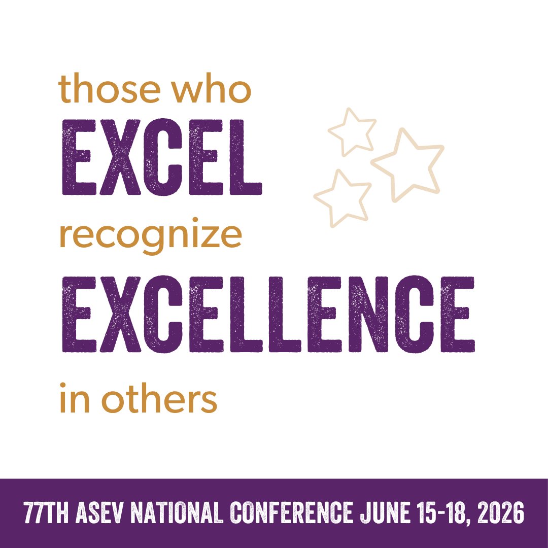 Now’s your chance to celebrate the leaders, educators and innovators shaping our industry. Nominations for the ASEV Merit Award and Extension Distinction Award close August 1. Learn more at asev.org/awards