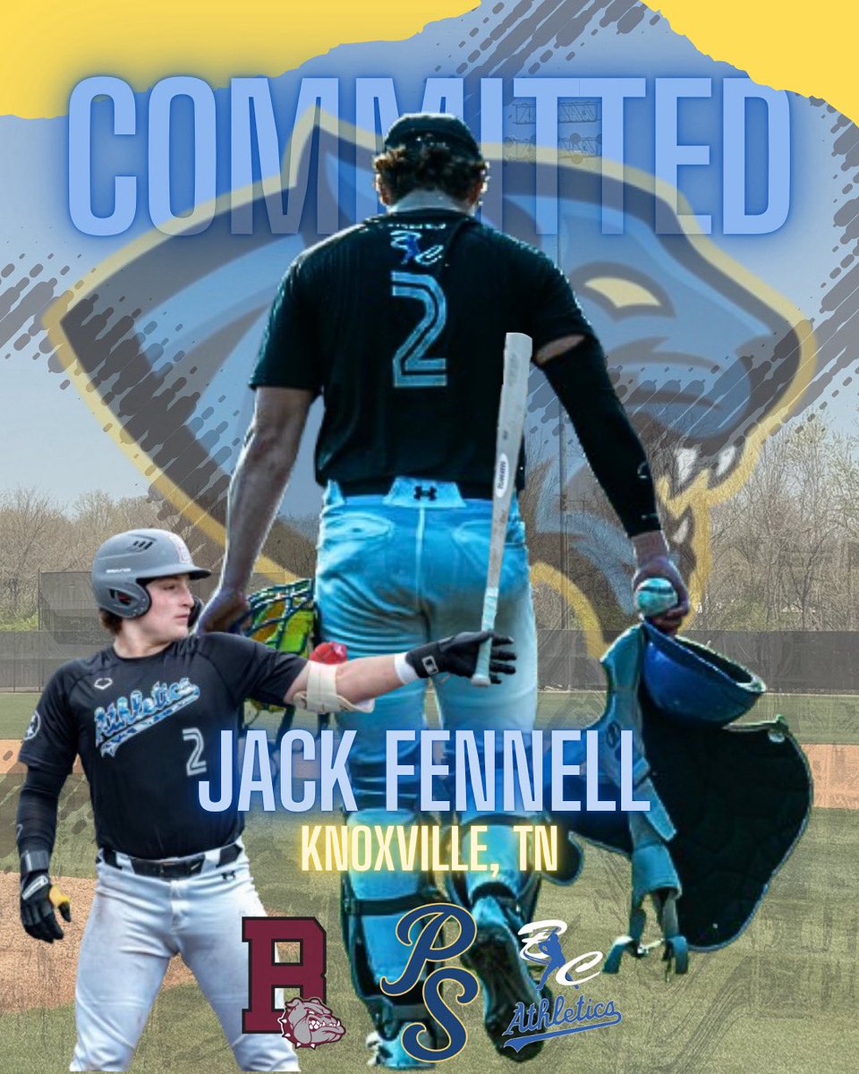 ‼️COMMITTED‼️

🎉Congrats to 26’ Jack Fennell (Bearden H.S) on his commitment as a student athlete to Pellissippi State CC‼️

We are very proud of Jack &amp; all the hard work he has put in. He loves playing the game, Enjoyable to coach; Leader on and off the field.
