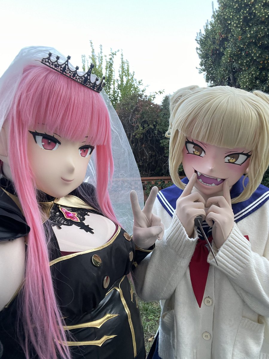 Shout out to <a href="/manic_kig/">Manic</a> for demanding I post something, btw Toga is best girl from MHA

#callillust #kigurumi #HololiveEN #hololive #カリイラスト 
#着ぐるみ #キグルミ #ホロライブ