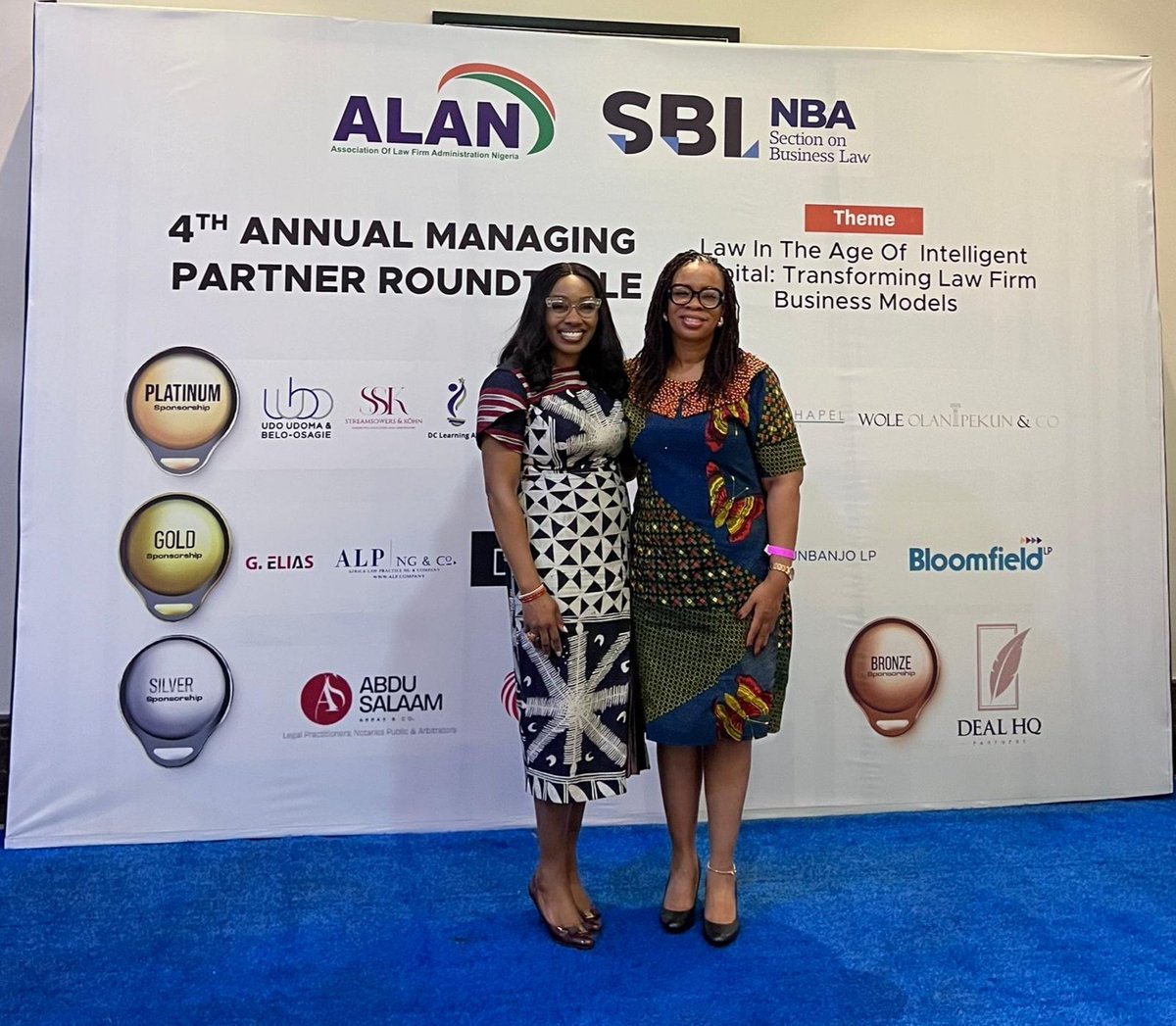 nbasblofficial's tweet image. Earlier today, the Chairman of the @nbasblofficial, Mrs. Ozofu Olatunde Ogiemudia, delivered the Keynote address at the 4th Annual Managing Partner Roundtable organised by the @ALANigeria.
With the theme, Law in the Age of Intelligent Capital: Transforming Law Firm Business…