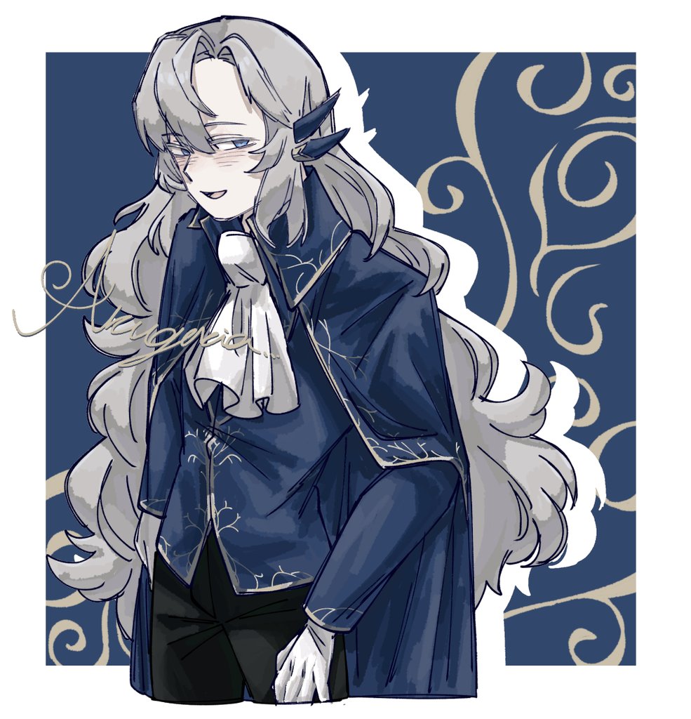 q38JkWBeUO7116's tweet image. #Library_of_Ruina 
自分の好きな男性キャラ💙🖤