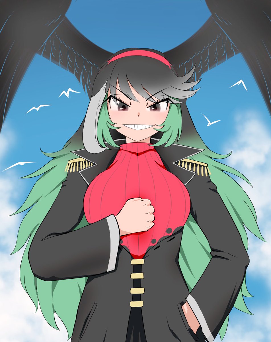pandagapanda1's tweet image. オリフレのオオグンカンドリさんです