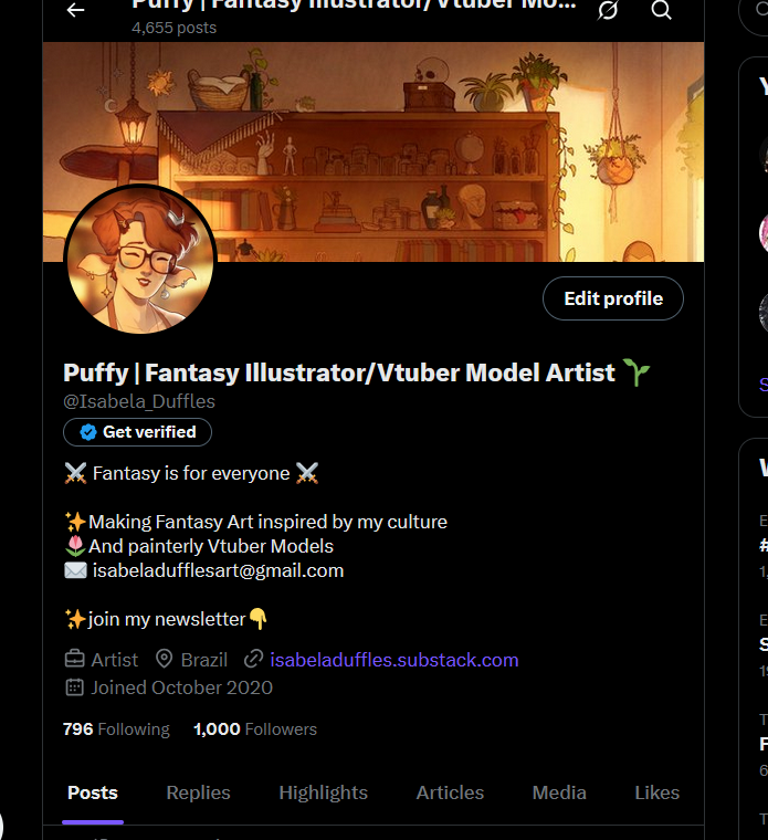 Isabela_Duffles's tweet image. OH HECK
That's a lot of people!
Thank you everyone I hope my art can bring at least a little bit of whimsy and fantasy to your day to day life 💕
