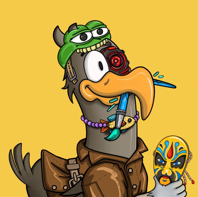 Elijaholax's tweet image. So the @AlbatrossNFTss revealed and I got a @froglings hat 🥂and a chefbatross
Although I wanted the owlbatross.
This is Amazing artwork and I don’t see why people don’t wanna mint something this dope.
Go mint some
Keep Building 🥂🦍
@ApeChainHUB we need you to support…