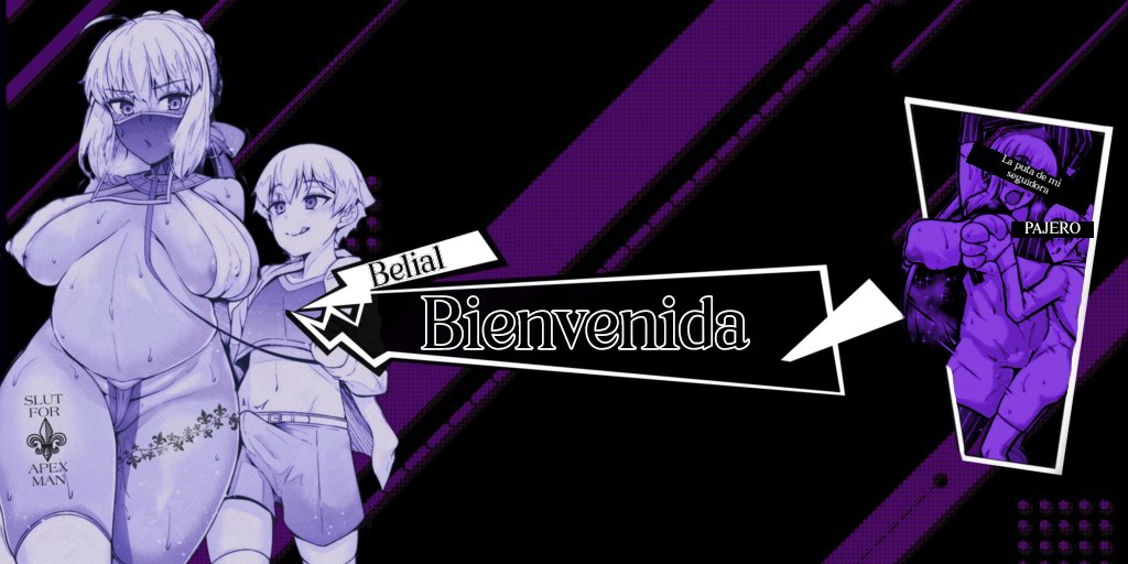 • Cuenta se Rol e Historias Taboo
•Multi characters
• #Rolplay | #Sexrol |  #Taboo | #Limitless | #MultiPJ

¿♡ + ↻?