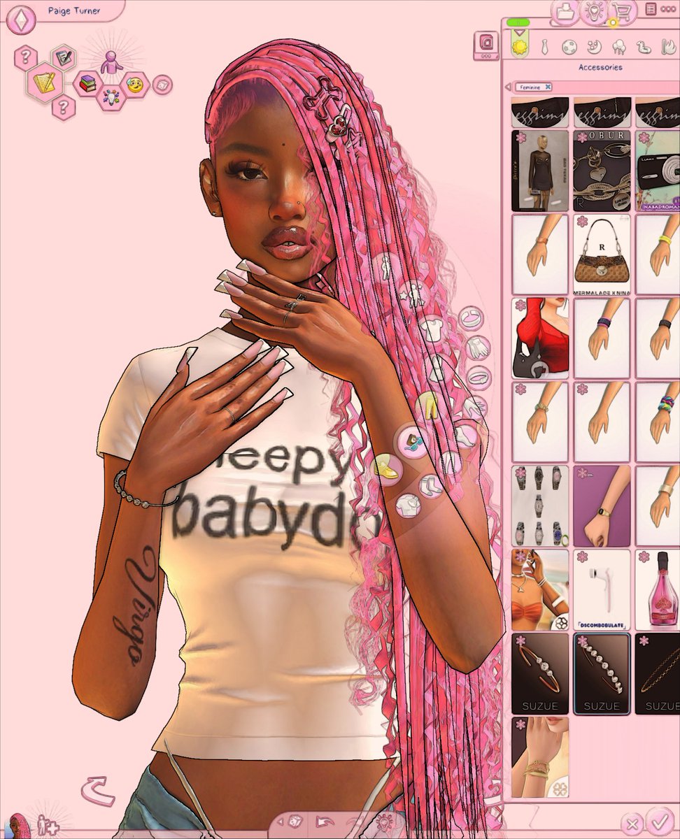 avirgopeach's tweet image. she a virgo so i cant explain her #Sims4 #ShowUsYourSims