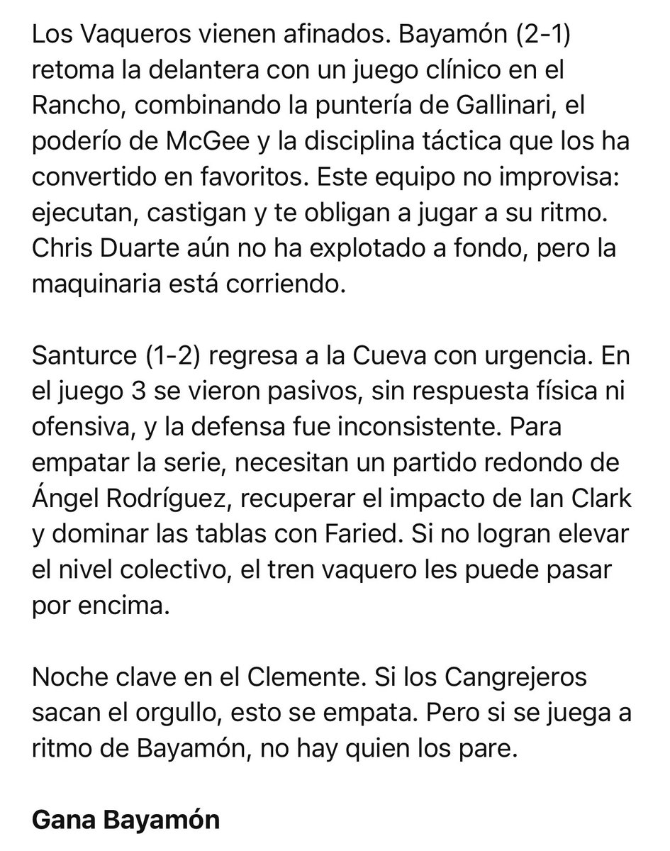 ElFantasmaFufi's tweet image. BAYAMÓN EN SANTURCE, JUEGO 4 – SEMIFINAL, 8:00 PM – YOUTUBE
#BSN #BSNPR #PUERTORICO 🏀