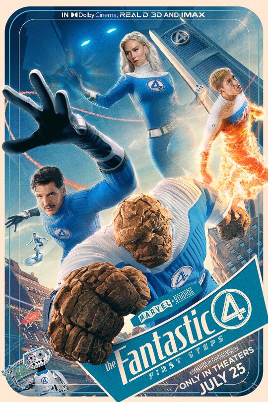 GGalactigal's tweet image. “The Fantastic Four: First Steps” is a triumphant fanfare filled to the brim with everything that made early marvel special. reed and sue especially are the biggest gems of the film, with an unbelievably spectacular soundtrack at its helm. absolutely adored it.
10/10