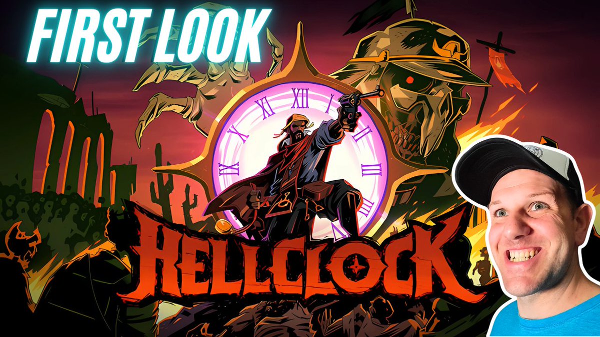 rumble.com/v6wn0wy-first-… Look Hell Clock: A Relentless Roguelike. #hellclock