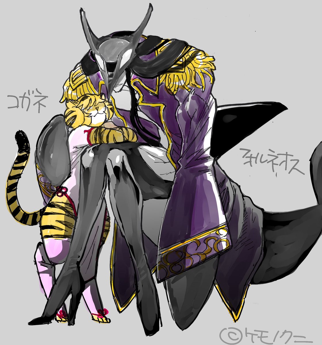 kei9199's tweet image. 👑シャチの王とトラの王👑
#ケモノクニ
shonenjumpplus.com/episode/171065…