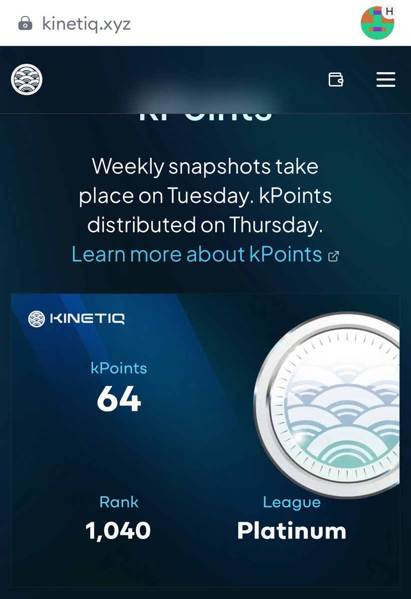 mys7ix's tweet image. The highly anticipated kPoints on @kinetiq_xyz is now live. How did everyone fare?
Got to admit my effort hasn’t been too hardcore as I’m not a max looper kind of guy.
@0xOmnia @___magnus___ Can we request to reflect the rank out of all the active wallets too?