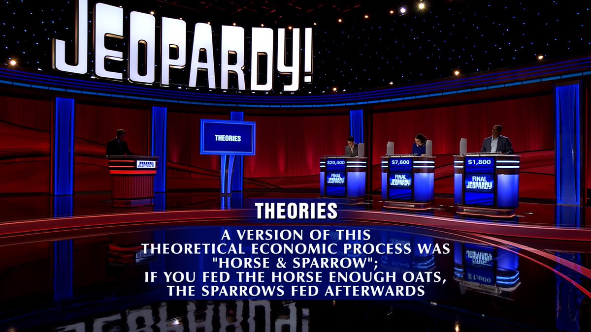 Jeopardy's tweet image. This Final #Jeopardy! is just a theory, right? 💭: jeopardy.visitlink.me/itpMWX
