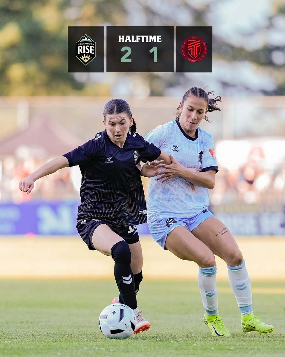 VancouverRiseFC's tweet image. HT: Rise 2-1 Toronto

Tune in to the second half for FREE on TSN+, ESPN+ or NSL.ca 📺youtube.com/watch?v=MgbYxl…

#VanRiseFC | #VANTOR