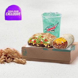 PapaCrave's tweet image. Papa V Perpetua shares his favorite post-Ritual meal:
“There’s nothing better than a Crunchwrap Supreme and a crisp Baja Blast from Taco Bell. I do wish they would bring back the Quesarito, though.”
Papa, as always, is correct 💜🔔