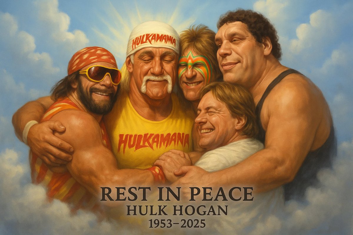 So sad to hear that Hulk Hogan has passed away by the age of 71. 
Rest in peace brother…😢

#hulkhogan #hulkamania #restinpeacehulkhogan #RIPHulkHogan
