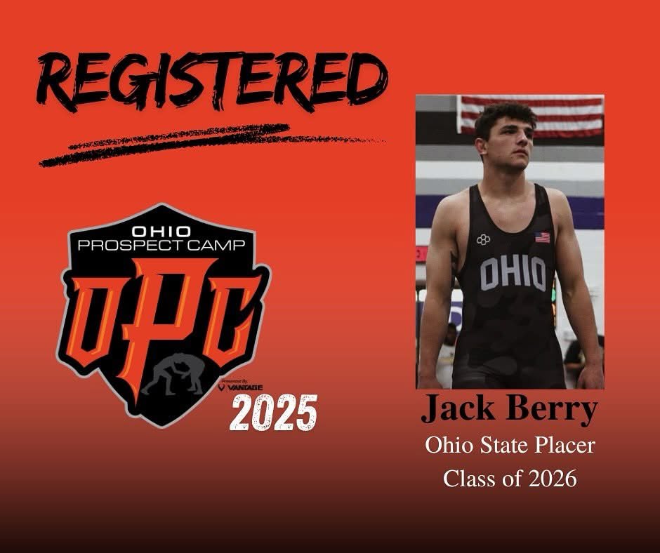 Ohio State Placer <a href="/berry/">berry</a>.jack1 is registered for this year’s OPC! 

💥Only 7 days remain to register! 

🏆 If you’re serious about taking the next step in your wrestling career, you can’t afford to wait.

📝 Secure your spot