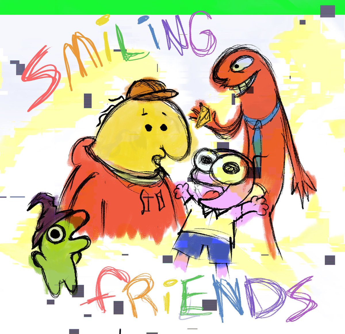 smiling friends art I did !!!!!