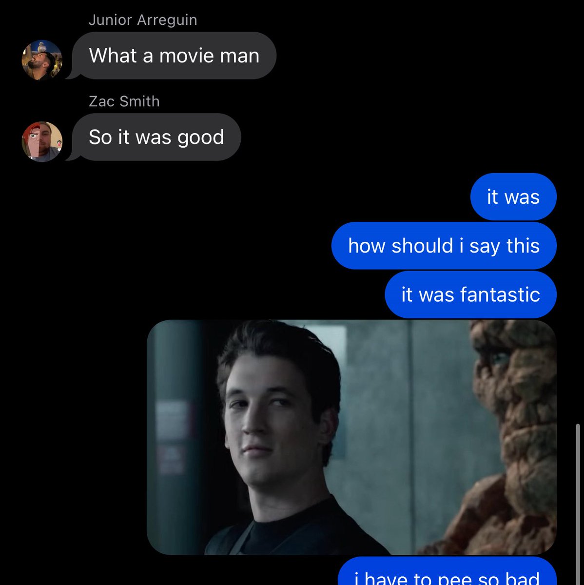 TubesIsGeeked's tweet image. my official review for #FantasticFour GO SEE IT NOW!