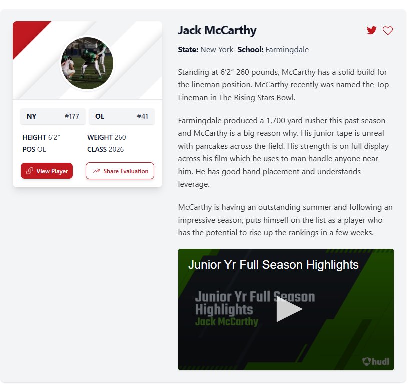 Thank you <a href="/PRZcory/">Cory Lemer</a> and <a href="/PrepRedzoneNY/">Prep Redzone New York</a> for the write up! It’s going to be a fun season. Lots more hard work to be done! <a href="/CoachWarrick_HF/">Cornell Warrick</a> <a href="/CoachPayne99/">Coach Payne, ISSA CPT</a> <a href="/Dalersfootball/">Farmingdale_football</a> <a href="/LIBasketball23/">LI Sports Fanatic 🏈🏀⚾️</a> <a href="/linemen_factory/">LineMen Factory</a>