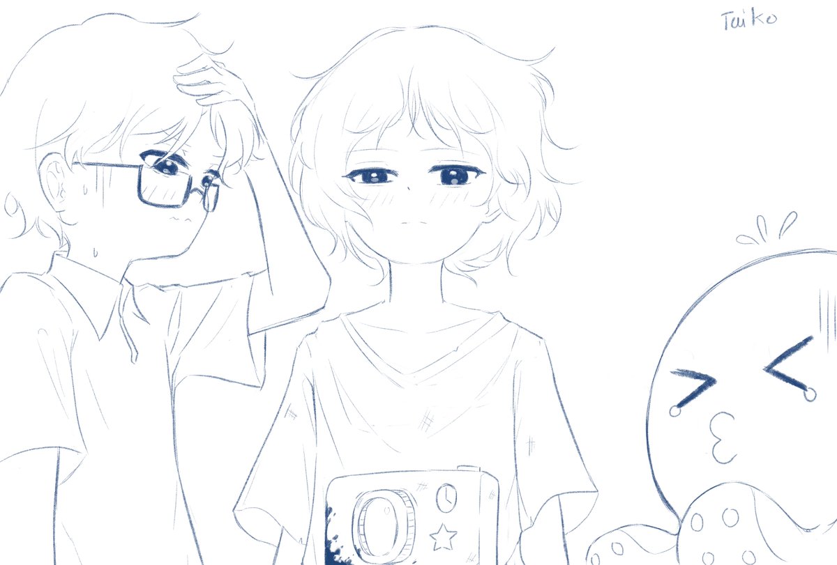 CraftExtreme7's tweet image. Goofy sketch cuz I can&apos;t really color
#TakopisOriginalSin